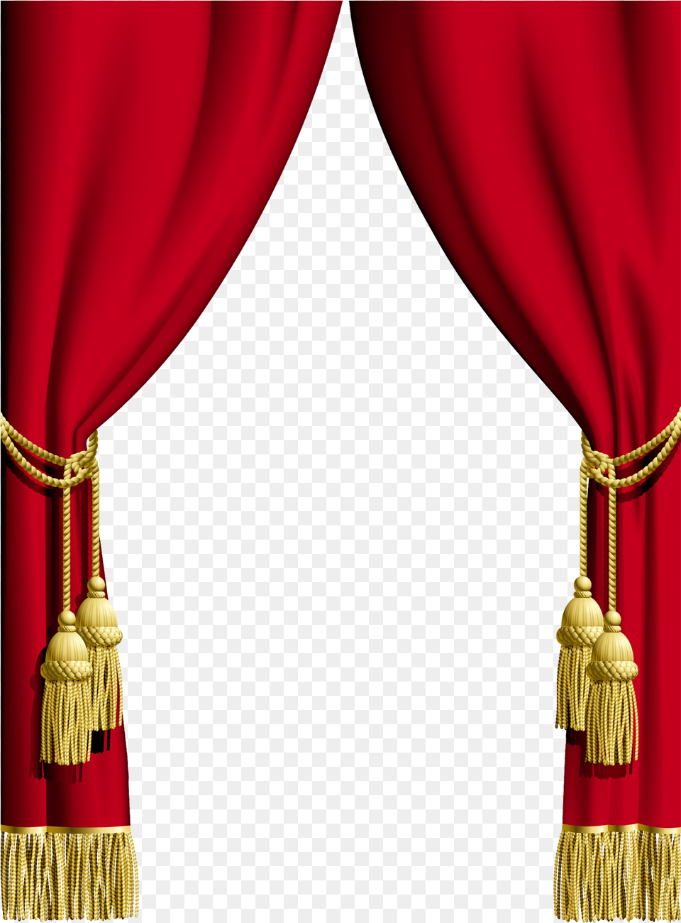 Red Curtains Red Curtain Frame, Stage, Gold Free Png
