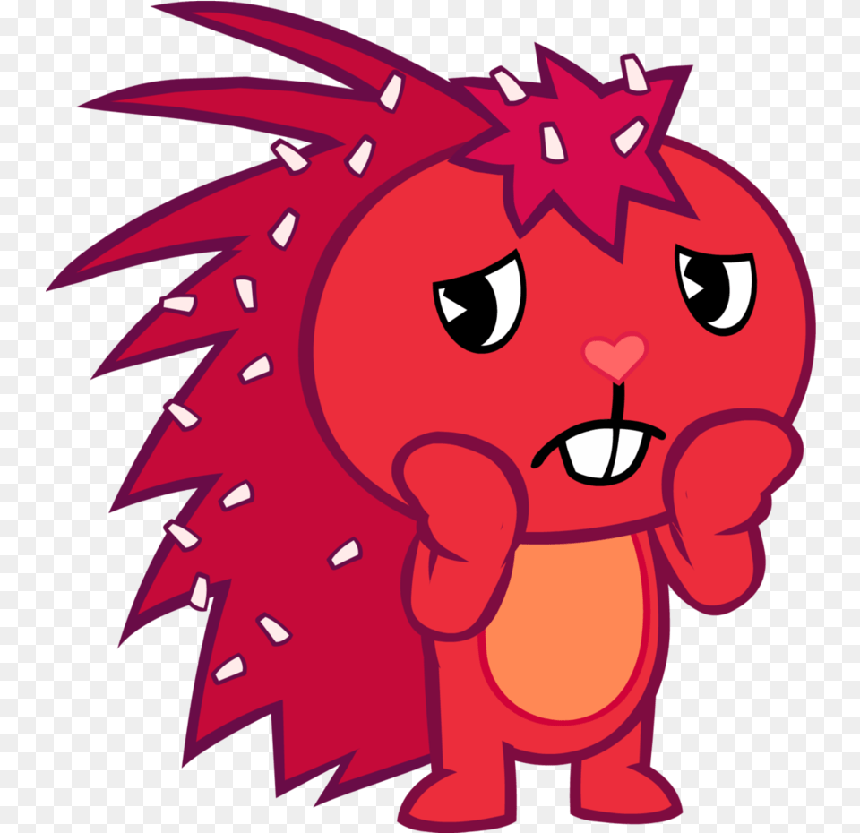 Red Dandruff Porcupine By Nemaohtf Happy Tree Friends Flaky Happy Tree Friends, Baby, Person Free Png