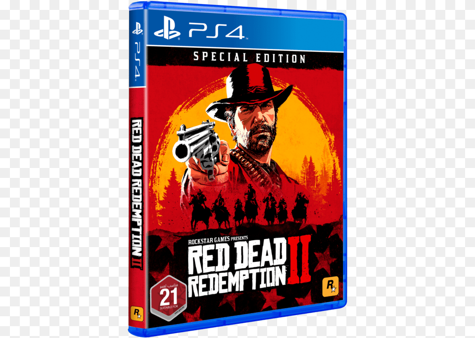 Red Dead Redemption 2 Ps4 Pl, Book, Publication, Weapon, Firearm Png Image