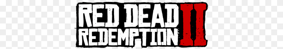 Red Dead Redemption 2 Text, Scoreboard, Logo Free Transparent Png