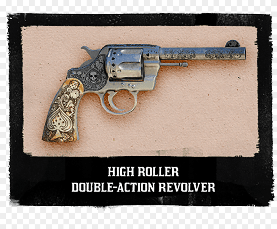 Red Dead Redemption 2 Weapons Transparent Background Red Dead Redemption 2 Double Action Revolver, Firearm, Gun, Handgun, Weapon Png Image