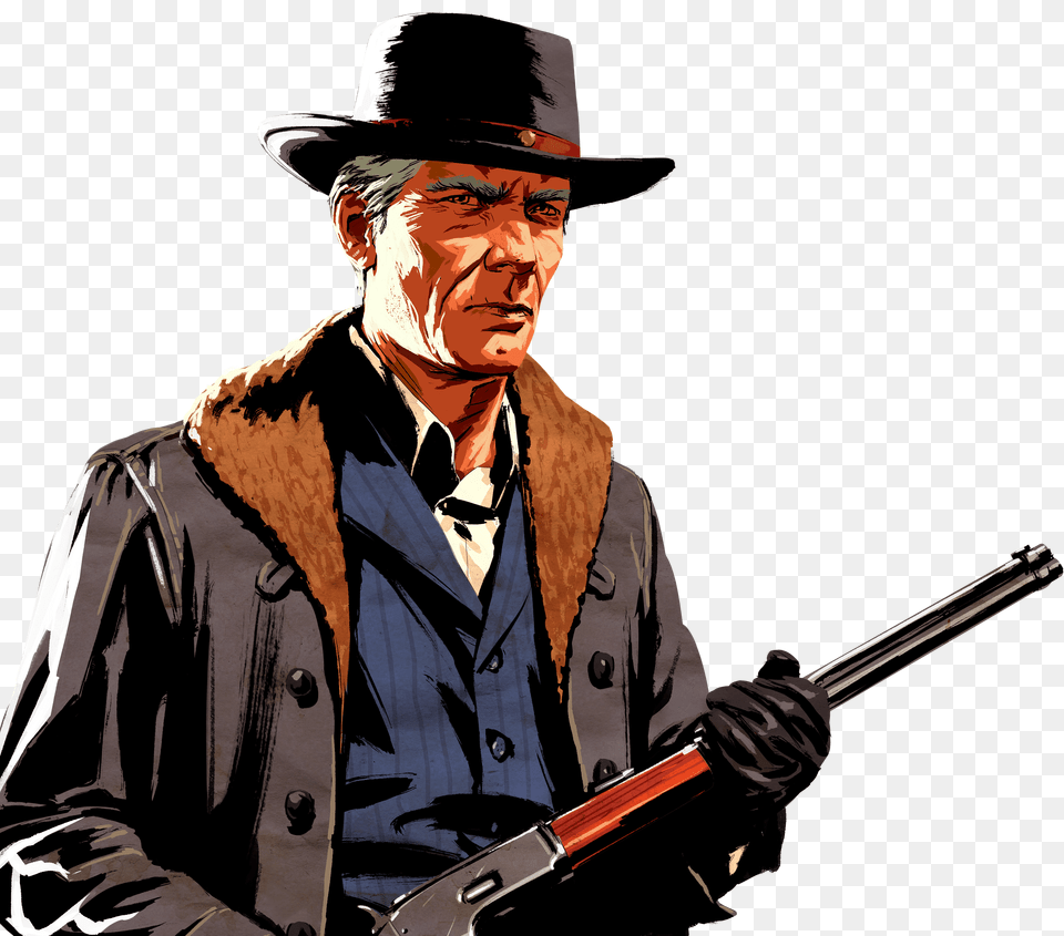 Red Dead Redemption, Weapon, Clothing, Coat, Firearm Png