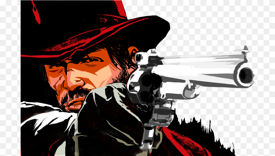 Red Dead Redemption Logo Red Dead Redemption 2 Psn Avatar, Weapon, Firearm, Gun, Handgun Free Png