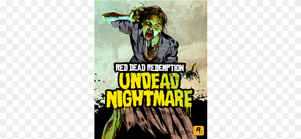 Red Dead Redemption Undead Nightmare Poster, Publication, Book, Comics, Adult Png Image