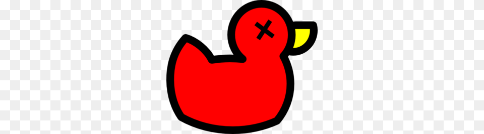 Red Dead Rubber Duck Clip Art, Animal, Beak, Bird Free Png
