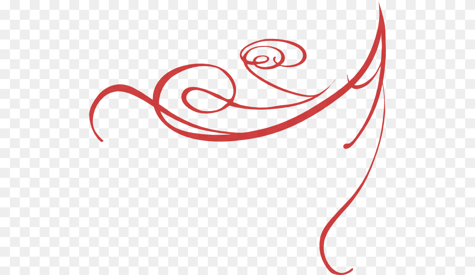 Red Decorative Swirl Clip Art, Floral Design, Graphics, Pattern, Dynamite Free Png