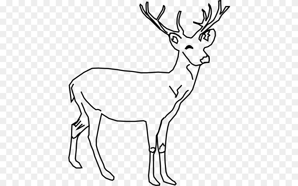 Red Deer Clip Arts For Web, Gray Png Image