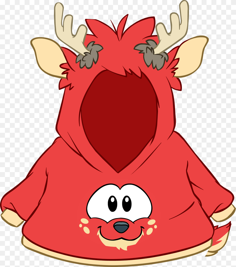 Red Deer Hoodie Icon Red Deer Club Penguin, Baby, Person, Electronics, Hardware Free Transparent Png