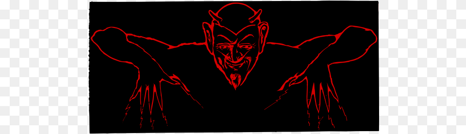 Red Devil Illustration, Art, Accessories, Person, Face Free Png Download
