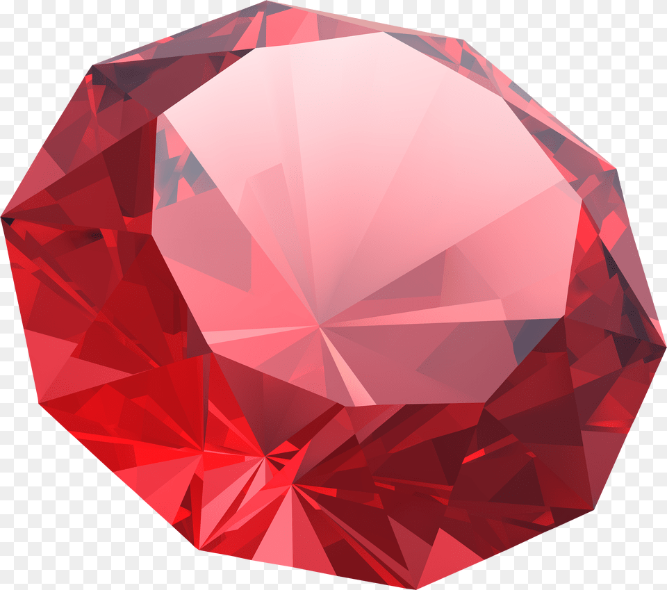 Red Diamond Clipart Image Background Ruby Gem Clip Art, Accessories, Gemstone, Jewelry, Mineral Free Png Download
