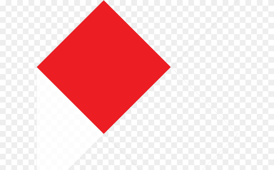 Red Diamond Shape Red Flag Png Image
