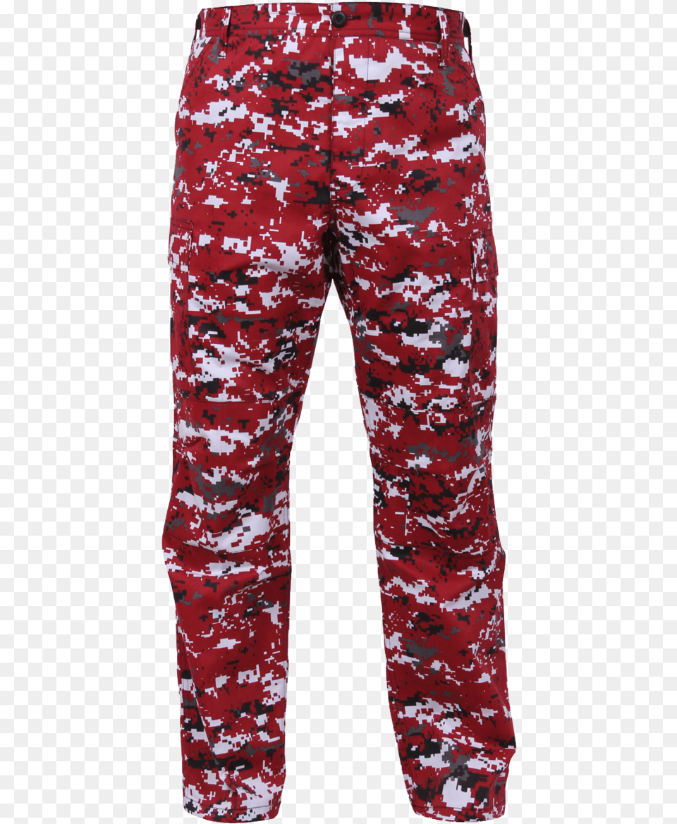 Red Digital Camo Pants, Clothing, Military, Military Uniform, Camouflage Free Png Download