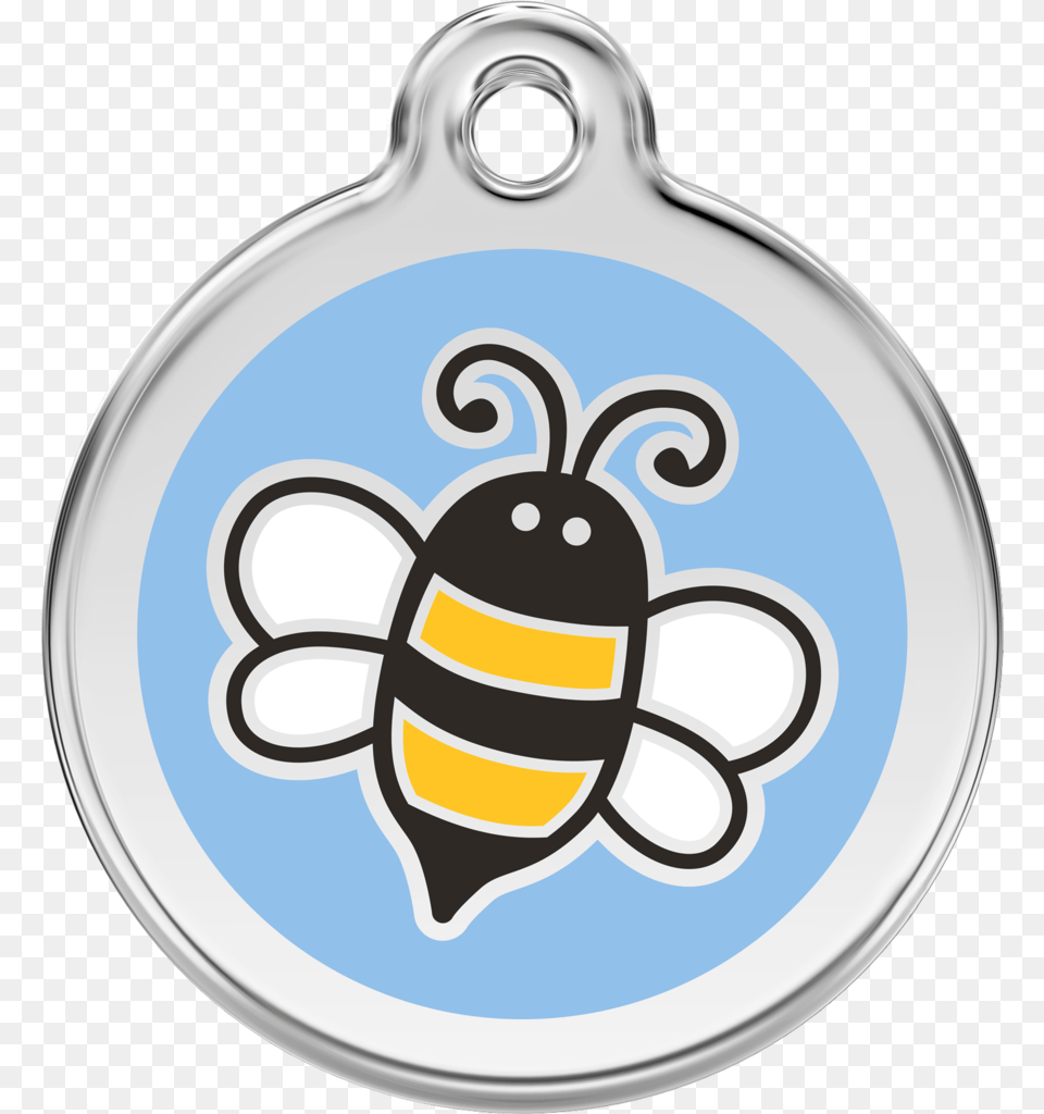 Red Dingo Stainless Steel Amp Enamel Bumble Bee Dog Id Medaille Abeille Pour Chienne, Pottery, Animal, Insect, Invertebrate Png