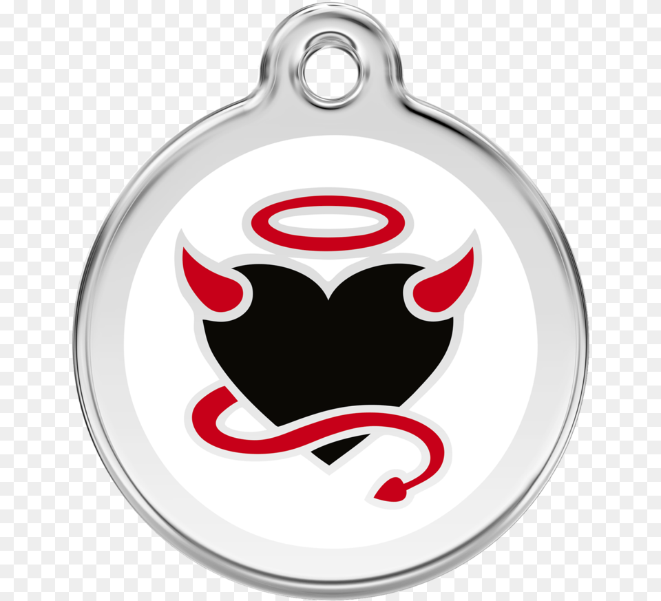 Red Dingo Stainless Steel Amp Enamel Devil Dog Id Tag Mdaille Pour Chien Red Dingo, Accessories, Logo, Symbol Png