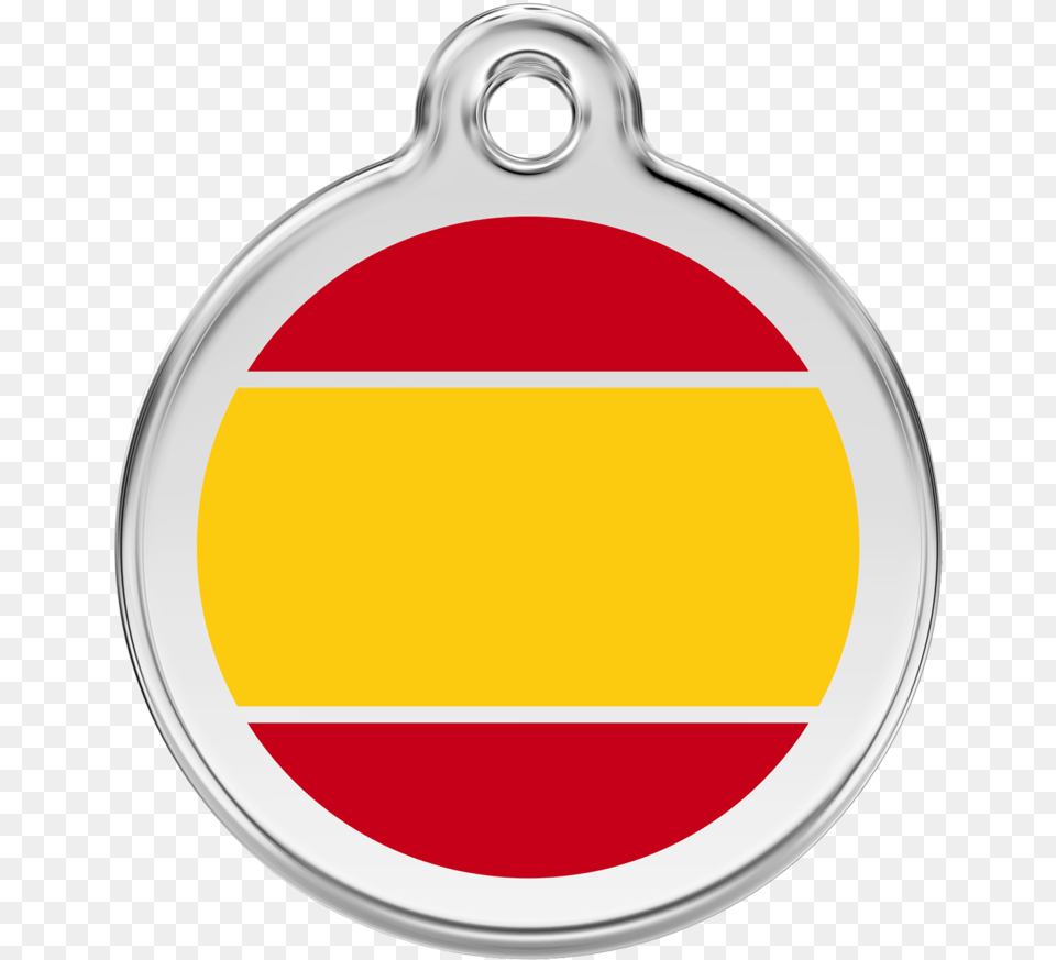 Red Dingo Stainless Steel Amp Enamel Spanish Flag Dog Bliksem, Badge, Logo, Symbol, Accessories Free Png