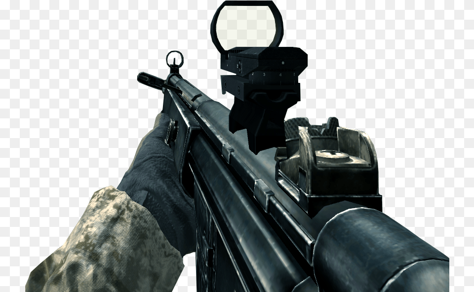 Red Dot Sight Cod4 G3 Red Dot Sight, Firearm, Gun, Rifle, Weapon Png