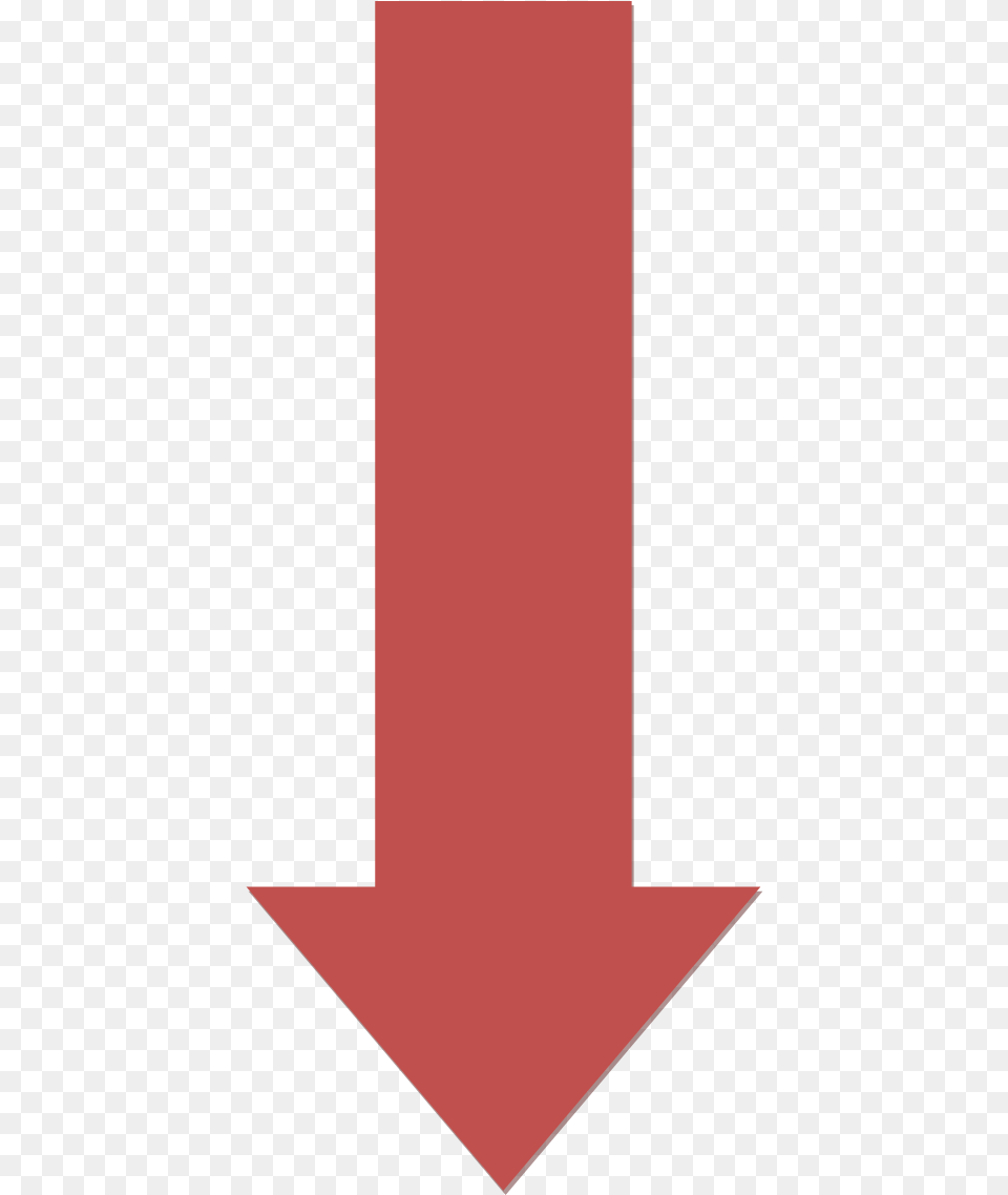 Red Downwards Arrow Red Straight Arrow, Maroon Free Transparent Png