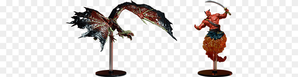Red Dracolich Efreet Dungeons Amp Dragons Dampd Icons Of The Realms, Figurine, Person, Animal, Fish Free Transparent Png