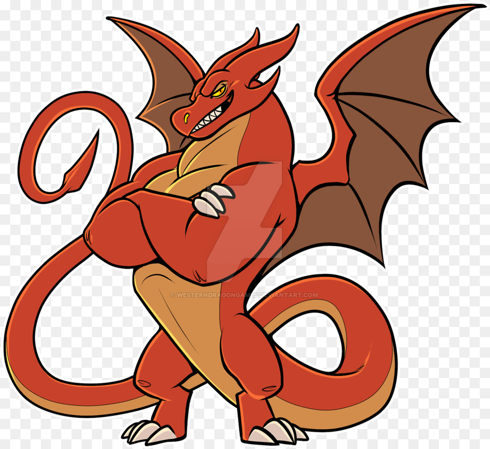 Red Dragon Cartoon Red Dragon, Animal, Kangaroo, Mammal Free Png Download