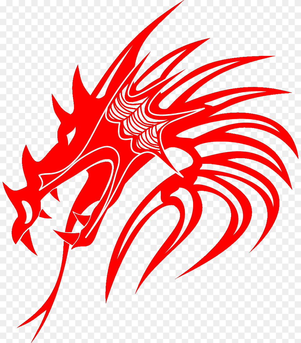 Red Dragon Graphic Design Png Image