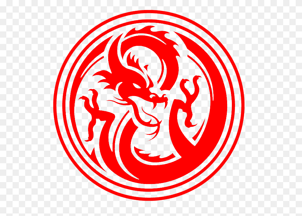 Red Dragon Logo Inside A Circle Dragons Best Versions I Can, Animal, Bird Free Png