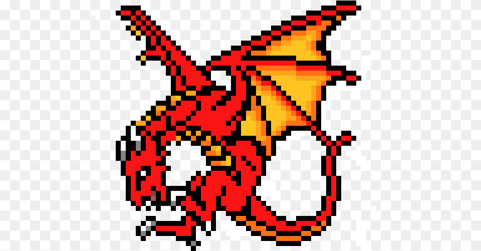 Red Dragon No Copyright Pixel Art, Qr Code, Leaf, Plant Free Png