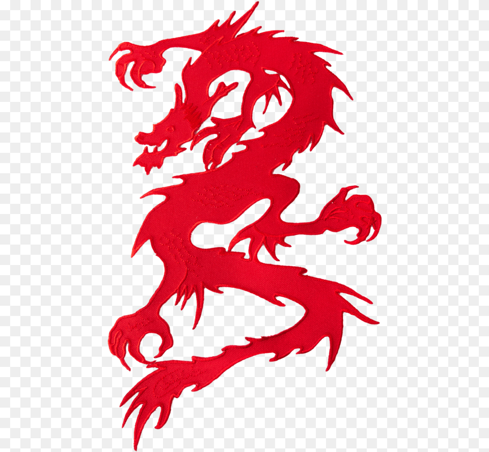 Red Dragon Patch Gold Dragon Embroidered Patches, Animal, Bird, Chicken, Fowl Free Png