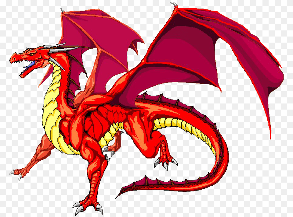 Red Dragon Transparent Red Dragon Clipart, Animal, Mammal, Wildlife, Zebra Png Image