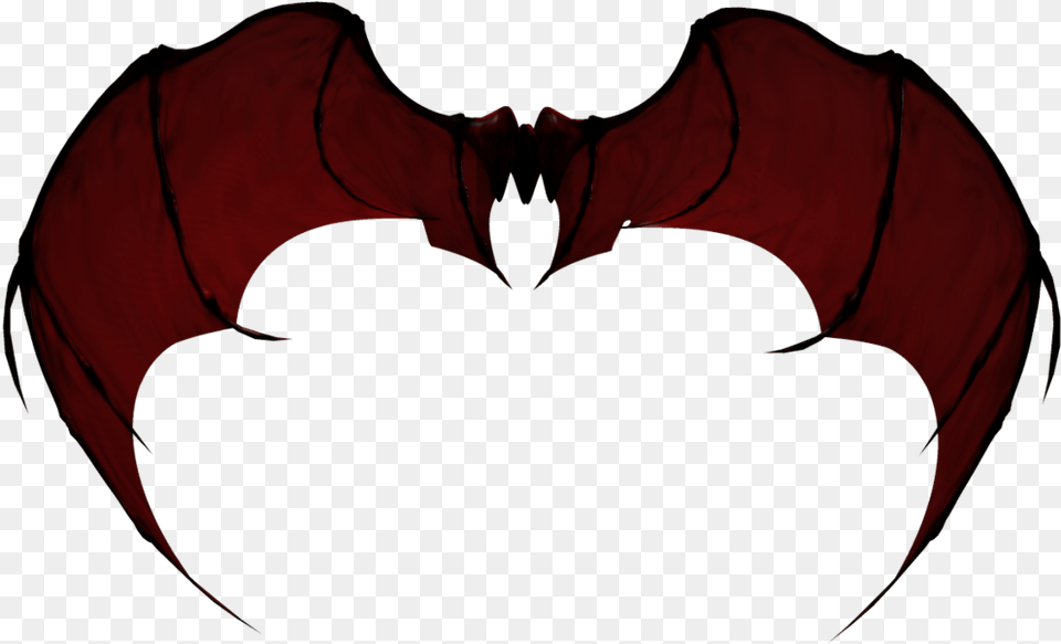 Red Dragon Wings Transparent Clipart Demon Wings, Logo, Animal, Wildlife, Mammal Free Png