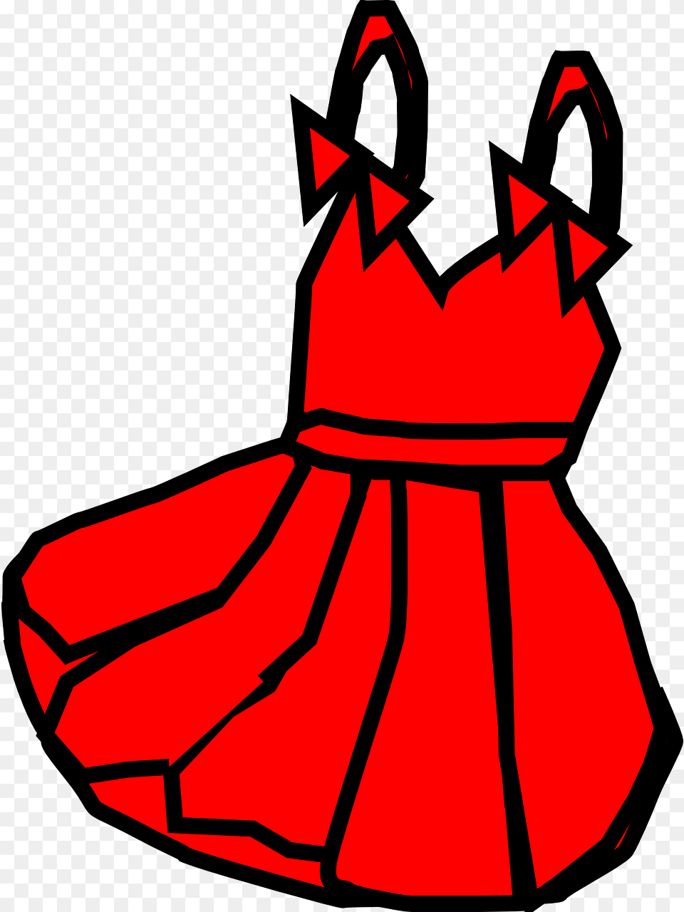Red Dress Clip Art, Formal Wear, Clothing, Dancing, Person Png Image