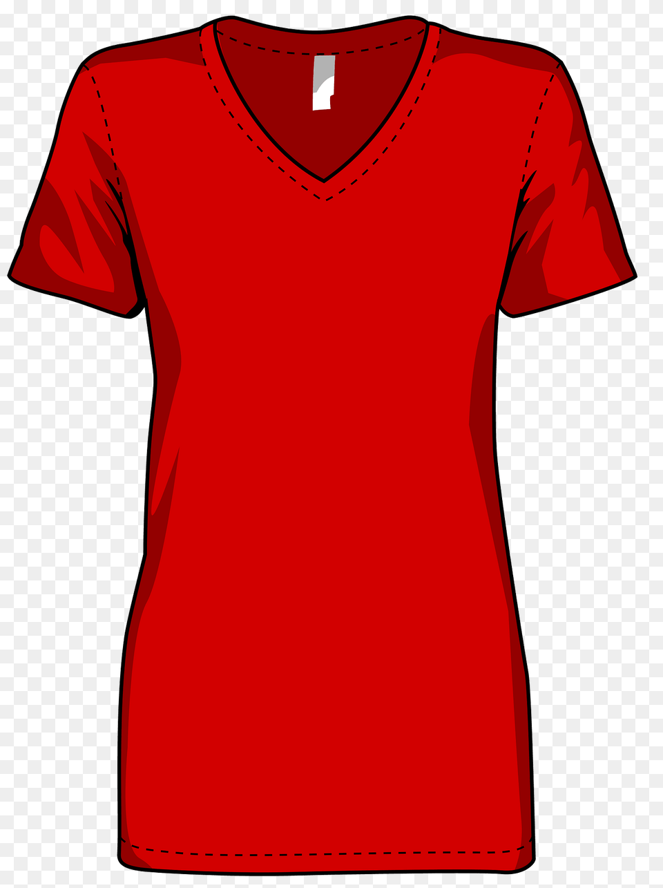 Red Dress Clipart, Clothing, T-shirt, Shirt Free Png