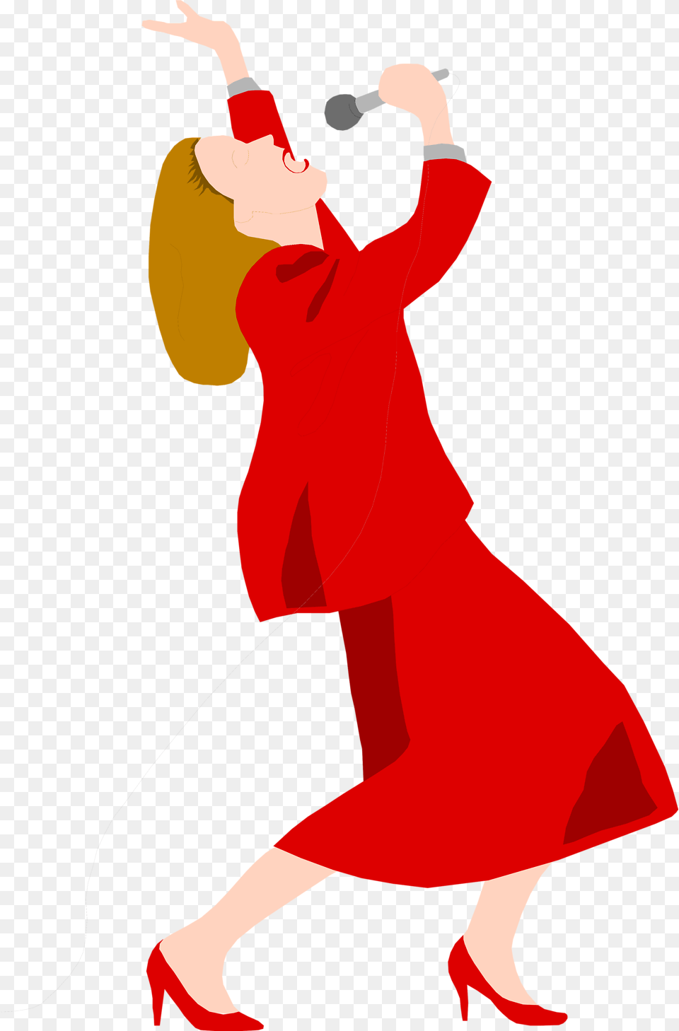 Red Dress Clipart Lil Girl, Person, Dance Pose, Dancing, Leisure Activities Free Png Download