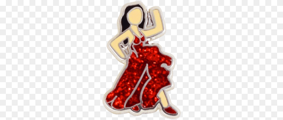 Red Dress Dancer Emoji Pin Emoji, Food, Ketchup, Sweets, Christmas Png Image