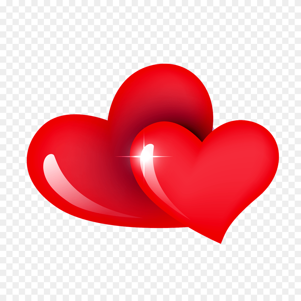 Red Dual Heart Transparent Background Psdstar Backgrounds Free Png Download
