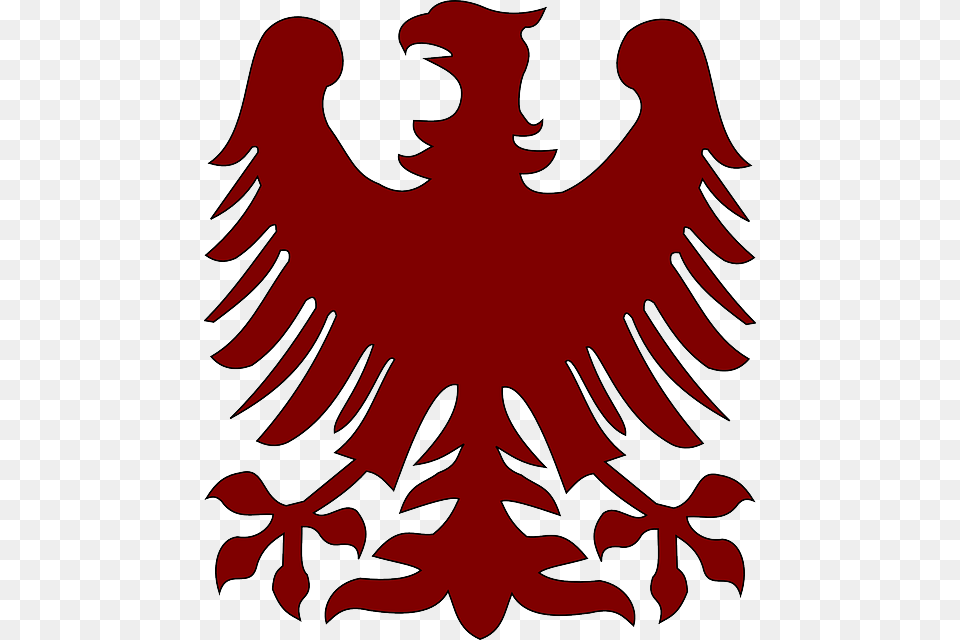 Red Eagle Coat Of Arms, Emblem, Symbol, Logo Free Transparent Png