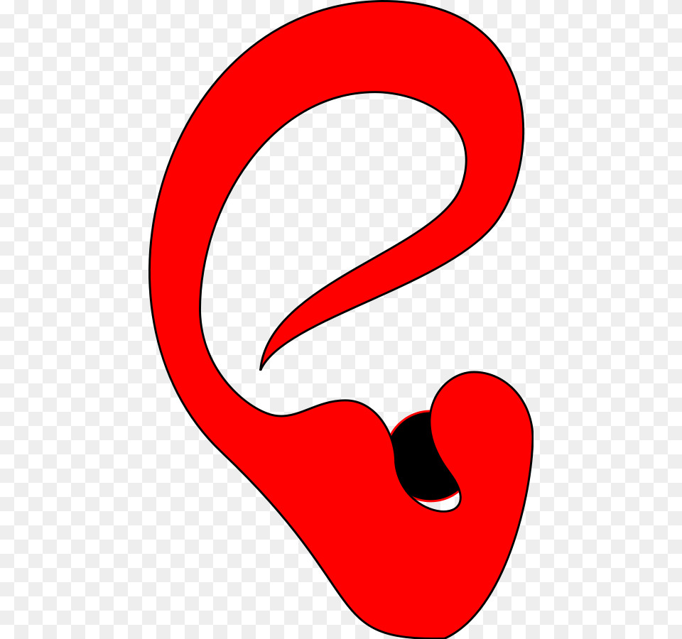 Red Ear 2 Svg Clip Arts Red Ear, Body Part Png Image