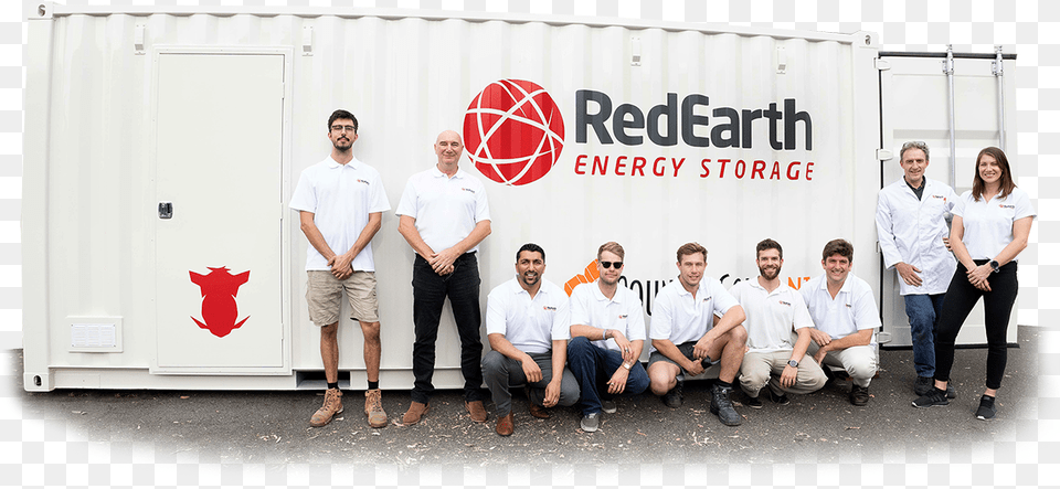Red Earth Energy Storage, Person, Groupshot, Adult, People Free Png Download