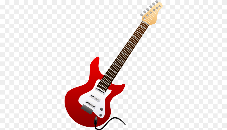 Red Electric Guitar Design Scrapbook Music Guitar, Electric Guitar, Musical Instrument, Bass Guitar Png Image