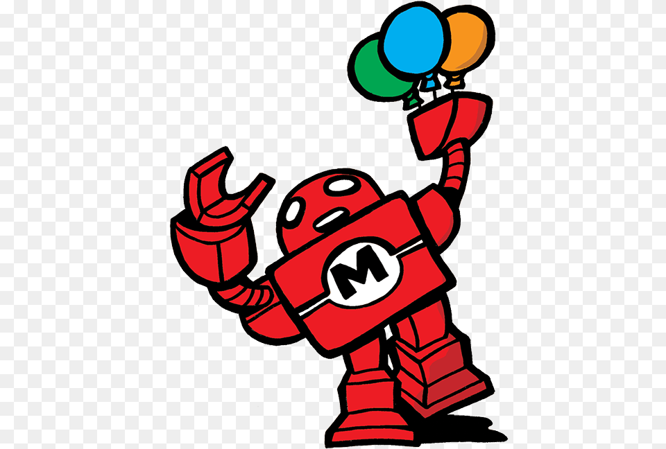 Red Electricity Cartoon, Robot, Dynamite, Weapon Png Image