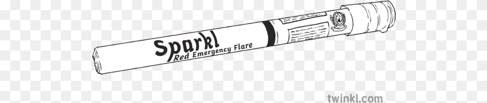 Red Emergency Flare Signal Fire Light Camping Outdoors Marking Tool, Dynamite, Weapon Free Transparent Png