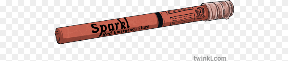 Red Emergency Flare Signal Fire Light Camping Outdoors Wood, Dynamite, Weapon Png Image