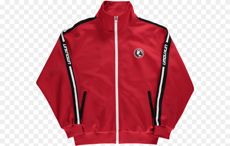 Red Espn Track Jacket Zipper, Clothing, Coat, Fleece Free Png Download