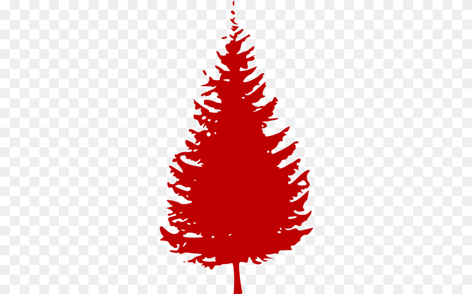 Red Evergreen Tree Clip Art Pine Tree Black And White, Plant, Person, Face, Head Free Transparent Png