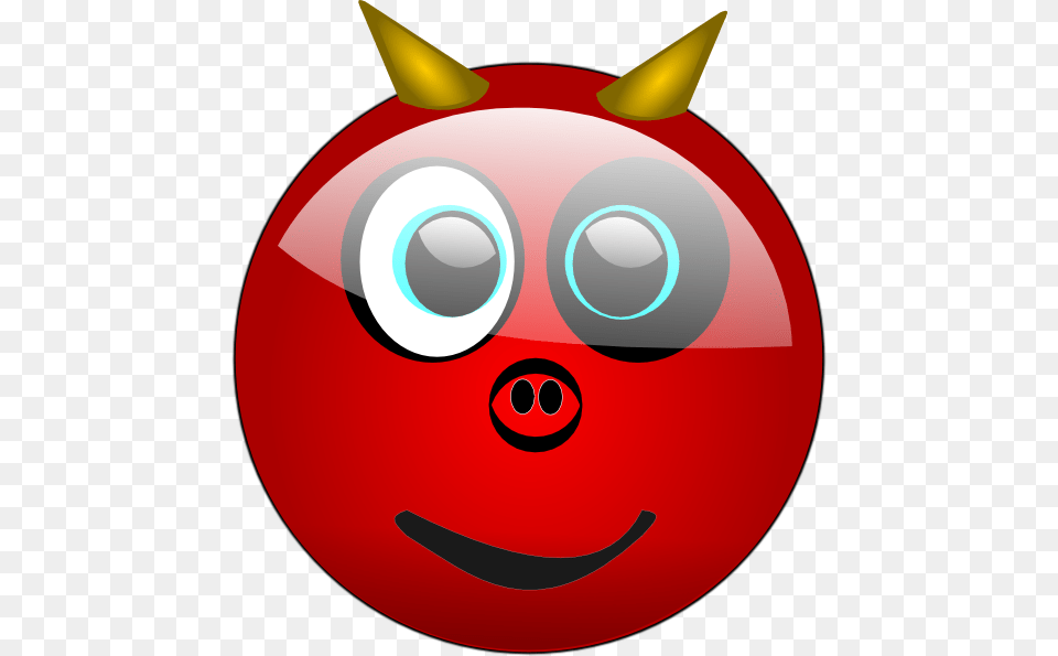 Red Evil Smiley Face, Ammunition, Grenade, Weapon, Sphere Free Png Download