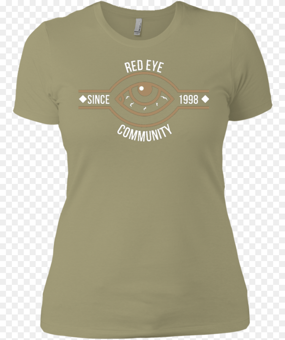 Red Eye Community Ladies T Shirt Shirt, Clothing, T-shirt Free Transparent Png