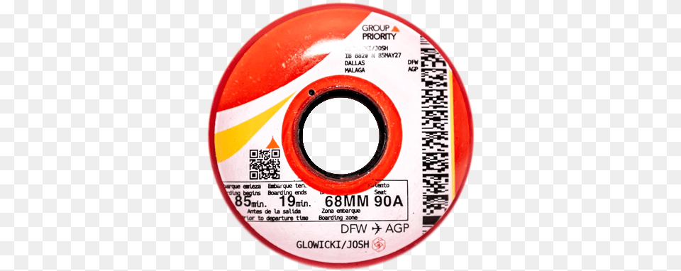 Red Eye Josh Glowicki 68mm90a 4 Pack Shop Task Circle, Disk, Dvd, Qr Code Free Png