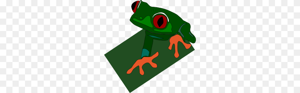 Red Eyed Frog Clip Art, Amphibian, Animal, Wildlife, Tree Frog Png Image