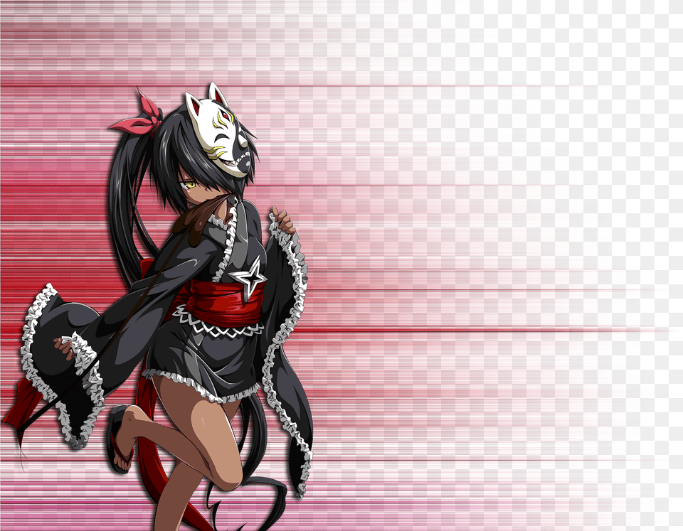 Red Eyes Anime Dark Skin Anime Girl, Adult, Female, Person, Woman Free Png Download