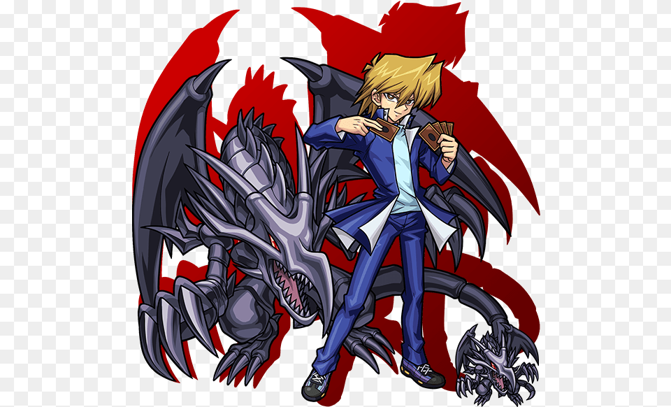 Red Eyes Black Dragon Official Art Yugioh Red Eyes Black Dragon Artwork, Book, Comics, Publication, Person Free Png