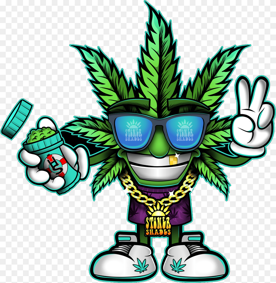 Red Eyes Clipart Stoner, Green, Book, Comics, Publication Free Png Download